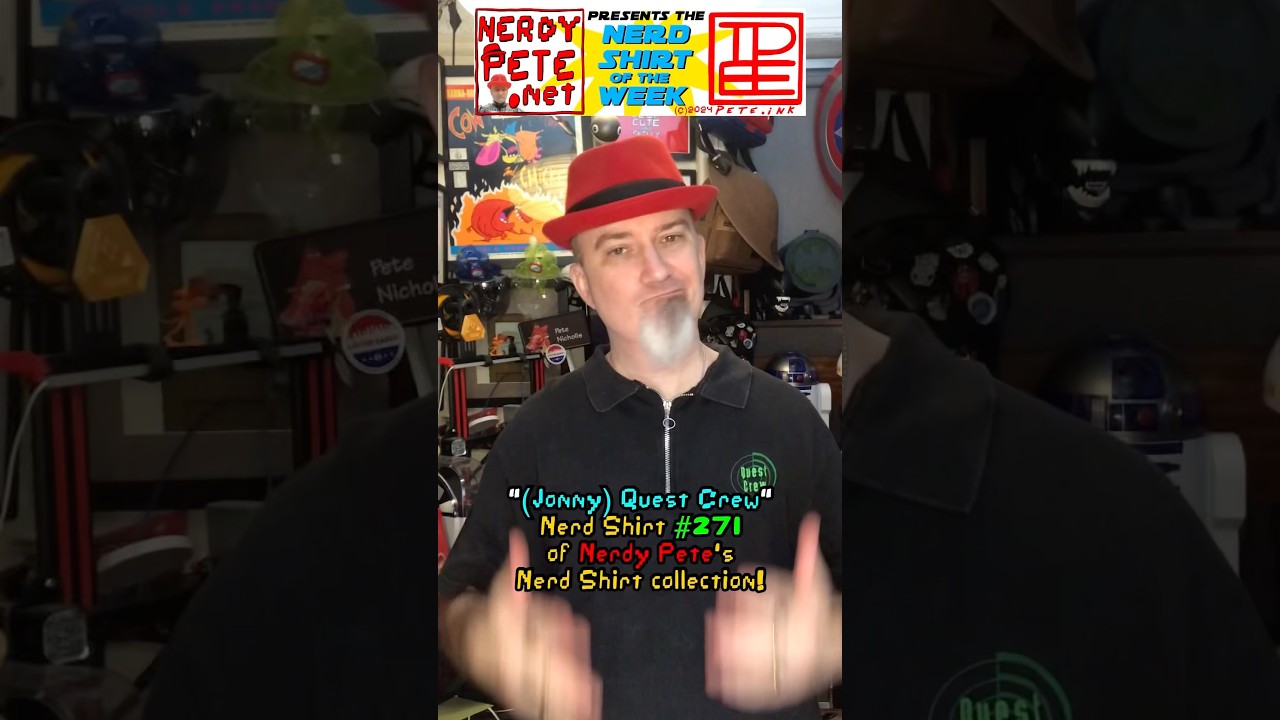 Nerd Shirt 271 is My Jonny Quest Quest Crew T! #NerdShirtOfTheWeek! #NerdShirt #NerdShirts #short