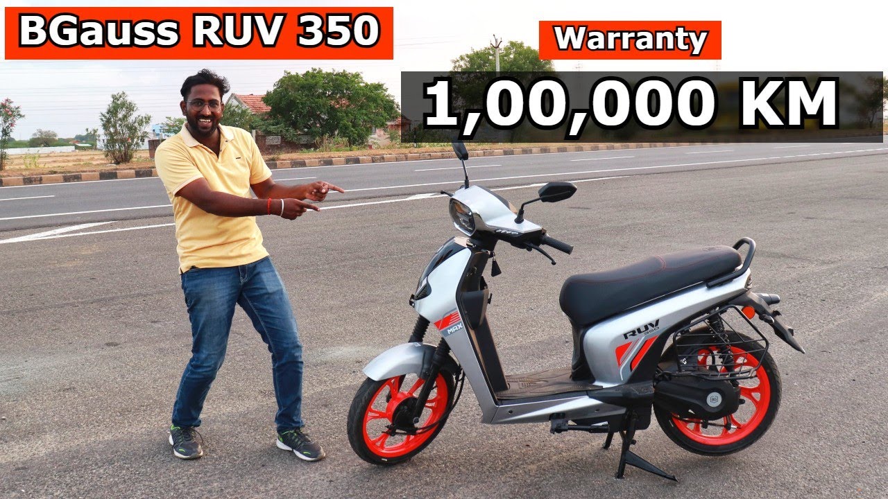 BGauss RUV 350 Ride Review in Tamil | Range | Top Speed | Features | Motor and Battery | RUV 350