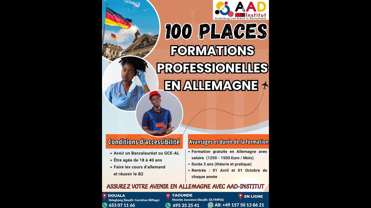 Formation en Allemagne: Arrivée de nos étudiants en Allemagne 01.10.2024 @aad-institut la référence