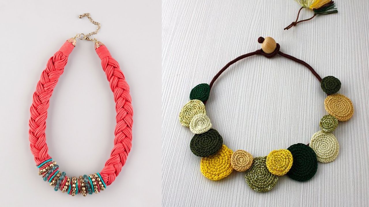 IDEAS DE COLLARES TEJIDOS A CROCHET