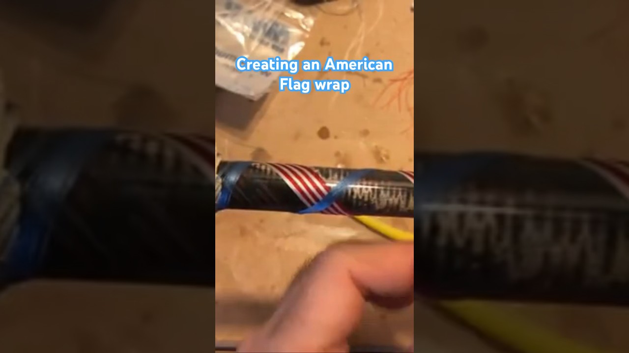 COMPLETE American Flag Wrap 🦅  🐟 Rod Building