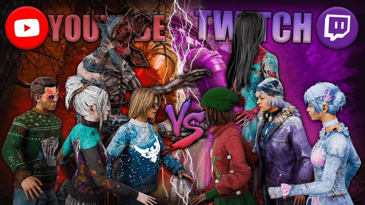 Streamers Vs YouTubers! Who is BEST at DBD?!