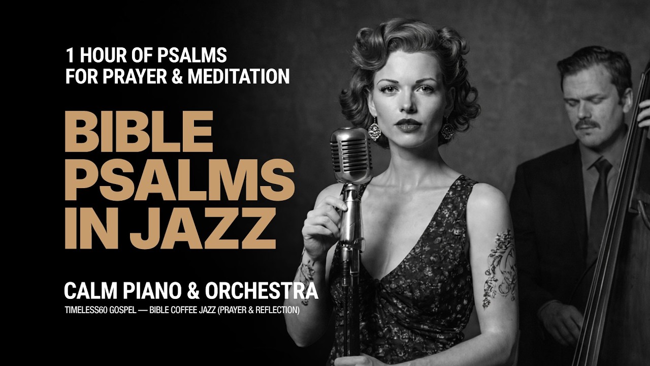 BIBLE PSALMS IN JAZZ | 1 HOUR OF CALM PRAYER & MEDITATION