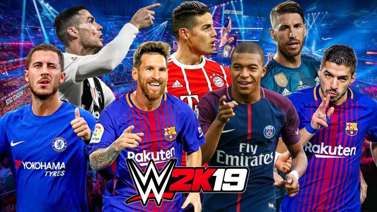 FOOTBALL ELIMINATION CHAMBER | WWE 2K19 Gameplay