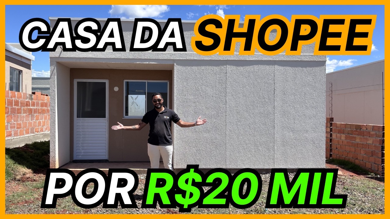 COMPREI UMA CASA DA SHOPEE POR R$20 MIL REAIS