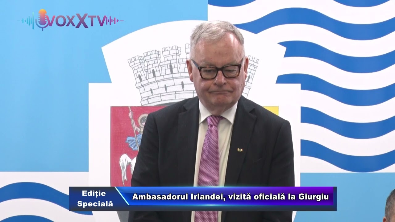 Ambasadorul Irlandei, vizită oficială la Giurgiu - 13/02/2026