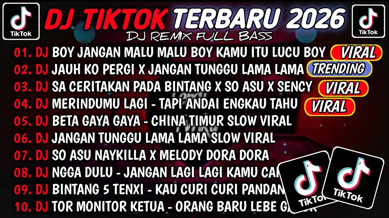 DJ TIKTOK TERBARU 2026🎵DJ BOY JANGAN MALU MALU BOY KAMU ITU LUCU BOY🎵DJ JANGAN TUNGGU LAMA LAMA
