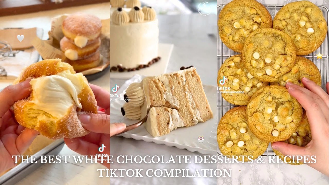 The BEST White Chocolate Recipes and Desserts 🎂🤍 | Aesthetic Baking TikTok Compilations