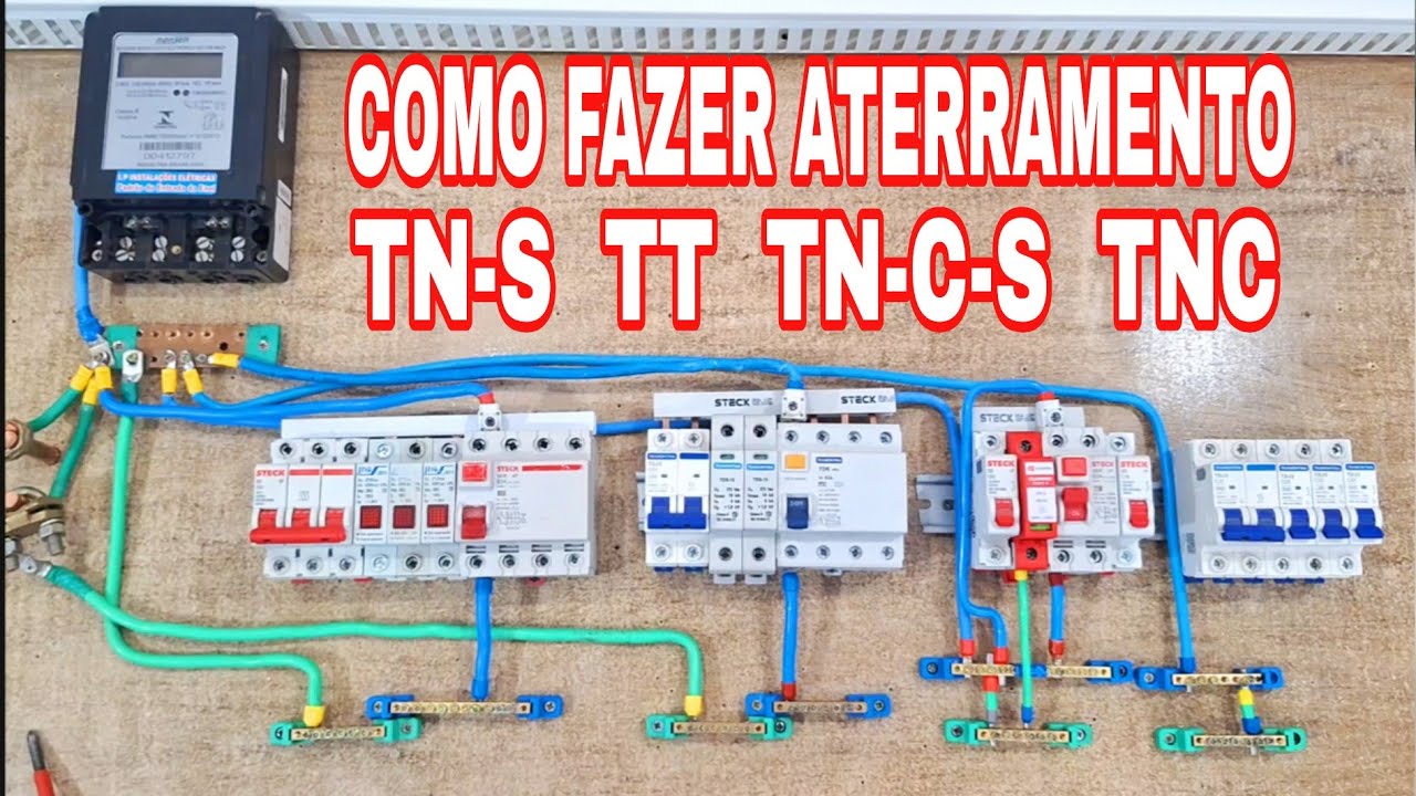 COMO FAZEMOS ATERRAMENTO ELÉTRICO TN-S TT TN-C-S E TNC 