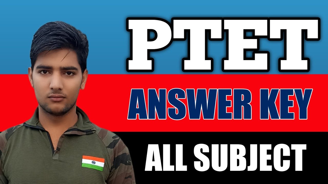 PTET Answer Key 2021 | Ptet Exam Answer Key 8 September | Ptet Gk, Reasoning, Science Answer Key