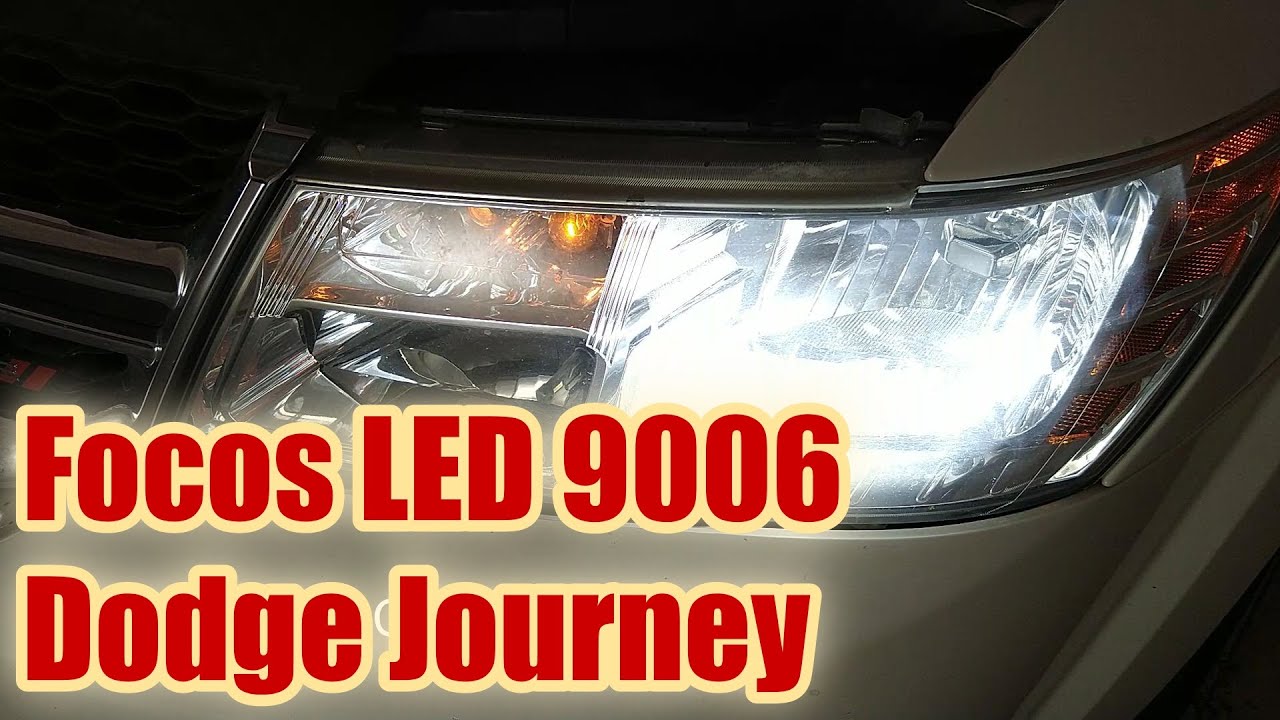 Instalación focos led 9006 luces bajas Dodge Journey | Fiat Freemont #dodge #led #ledlights #journey