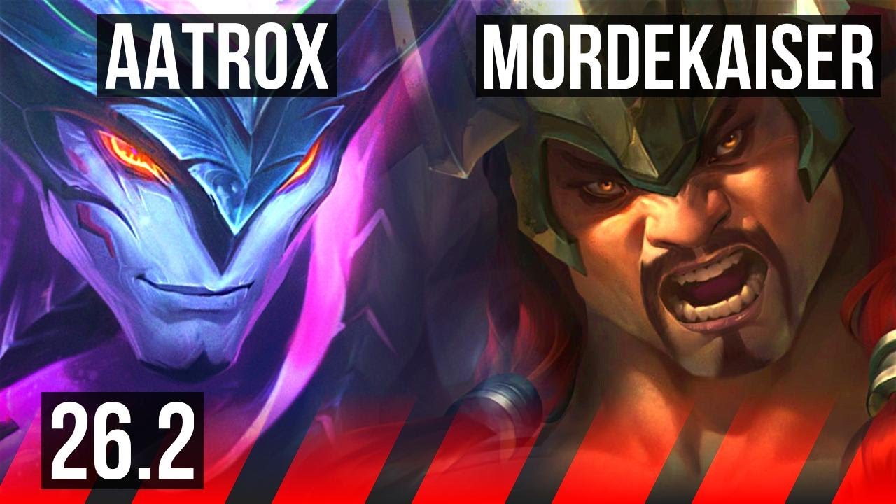 AATROX vs MORDEKAISER (TOP) | 57K damage, Electrocute | EUW Master | 26.2