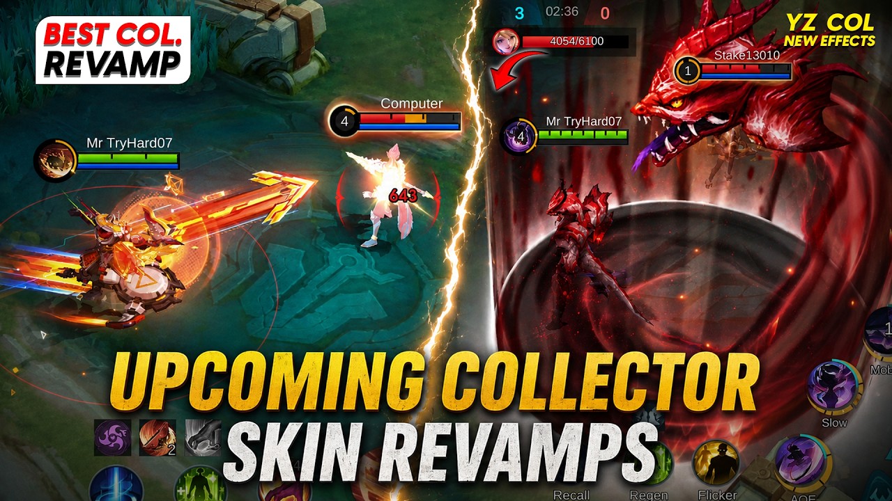 WTH! THEY UPDATED THE COLLECTOR SKINS (YZ & YSS) + 2 REVAMP EPIC SKIN
