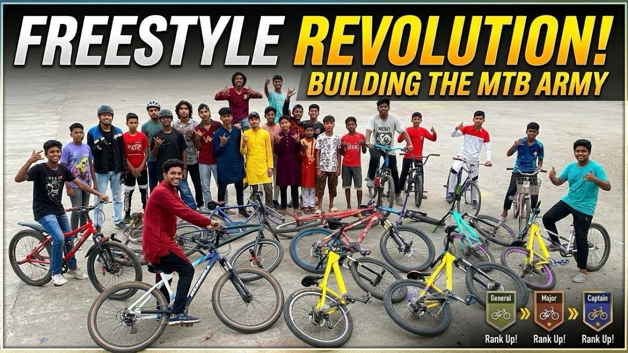 India's First MTB Freestyle Army is Here! 🇮🇳⚡️❤️