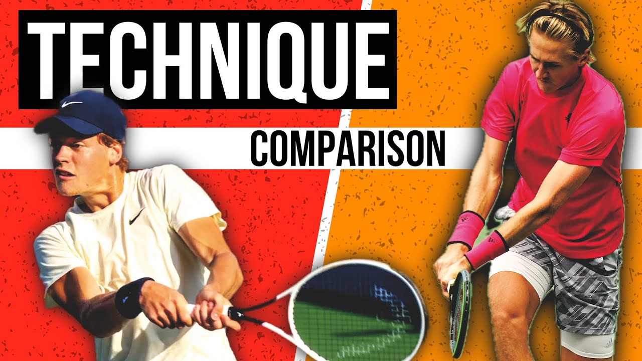Янник Синнер против Себастьяна Корды: сравнение техники удара слева