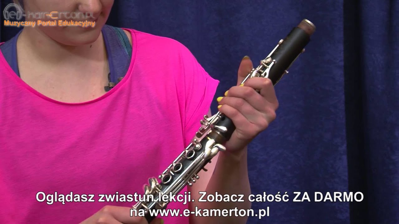 Budowa i konserwacja klarnetu - zwiastun lekcji