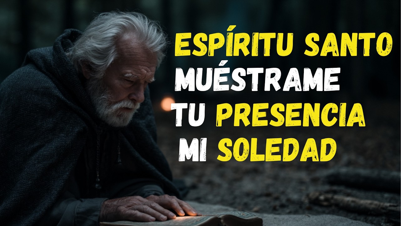 Cuando el ESPÍRITU SANTO está contigo en tu soledad, pero no LO SABES