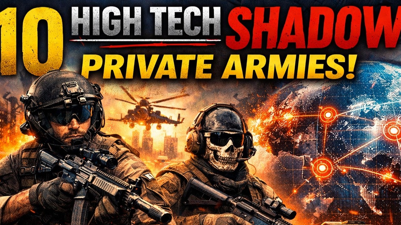 10 High Tech Shadow Private Armies Secretly Shaping Global Geopolitics and Modern Conflicts