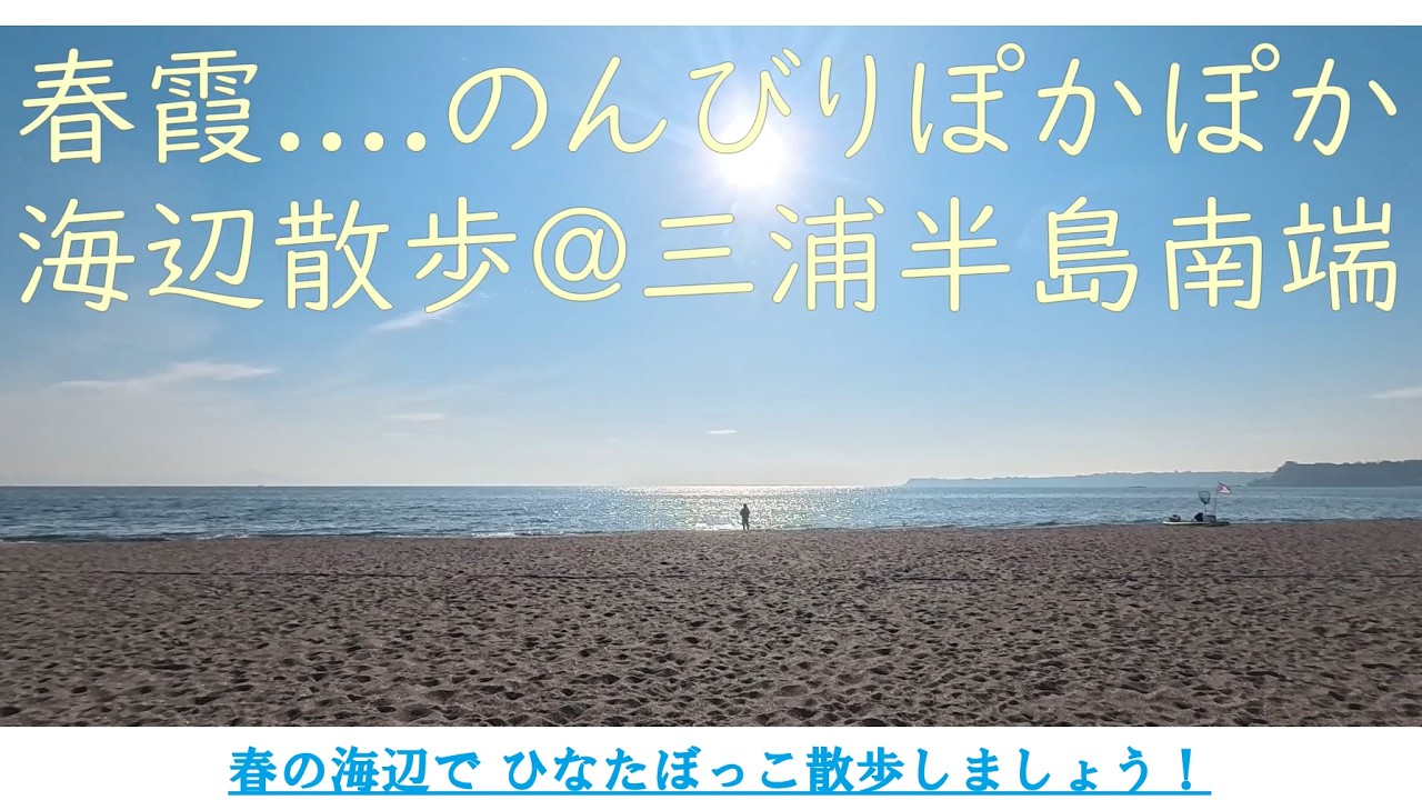 三浦海岸~金田漁港~松輪漁港~城ヶ島~三崎港で　のんびりゆったり散歩