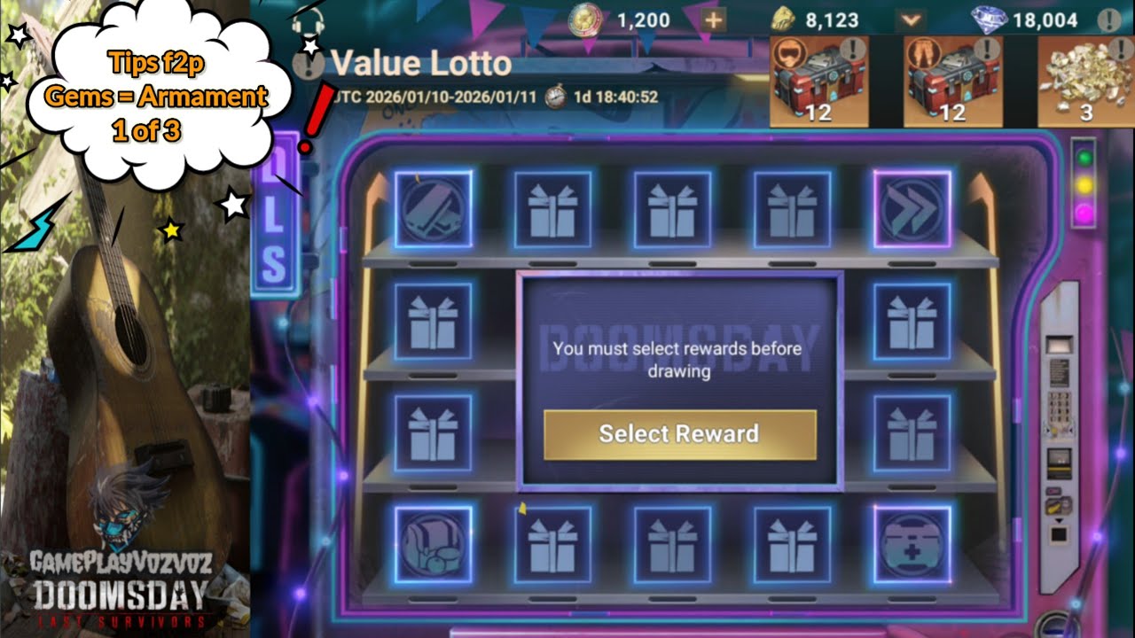 How to get Armament with Gems | Value Lotto | F2P Tips Doomsday Last Survivors