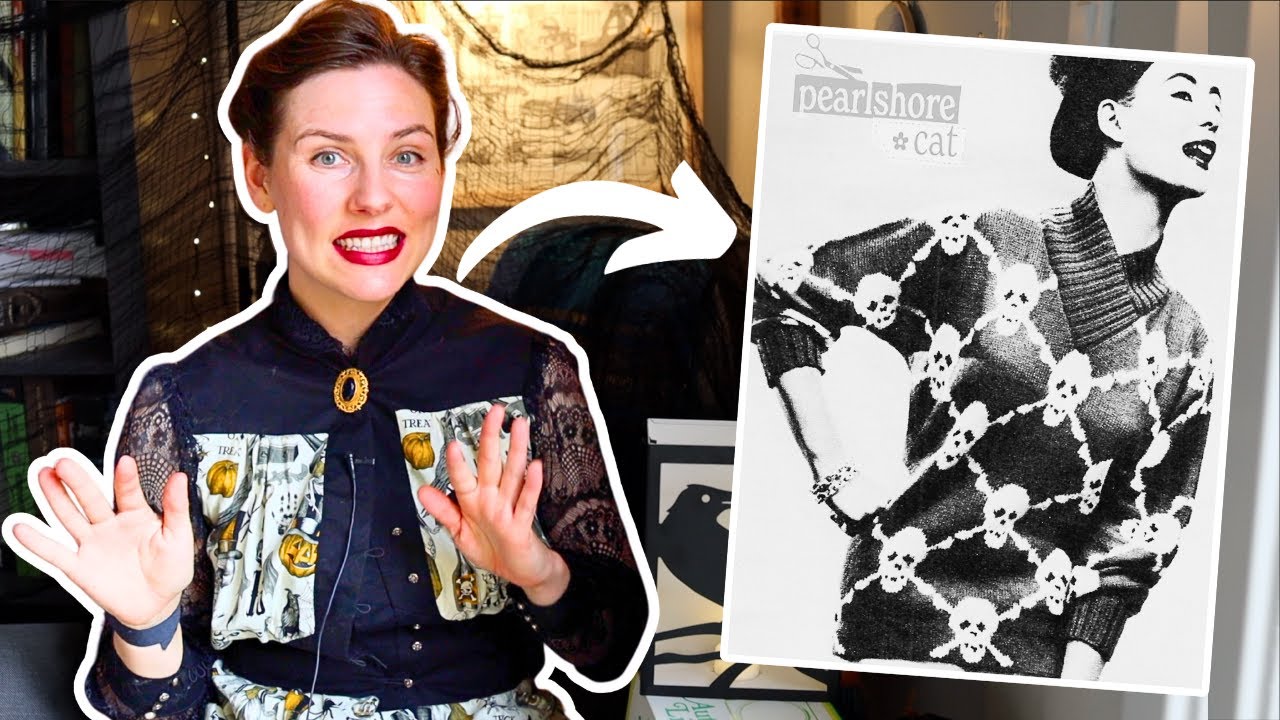 Spooky Vintage Halloween Knits (and some crochet too!)