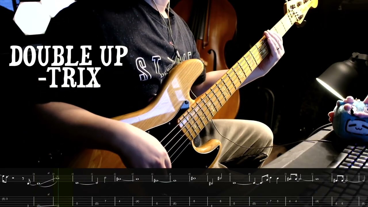 Double up-Trix bass cover with tab