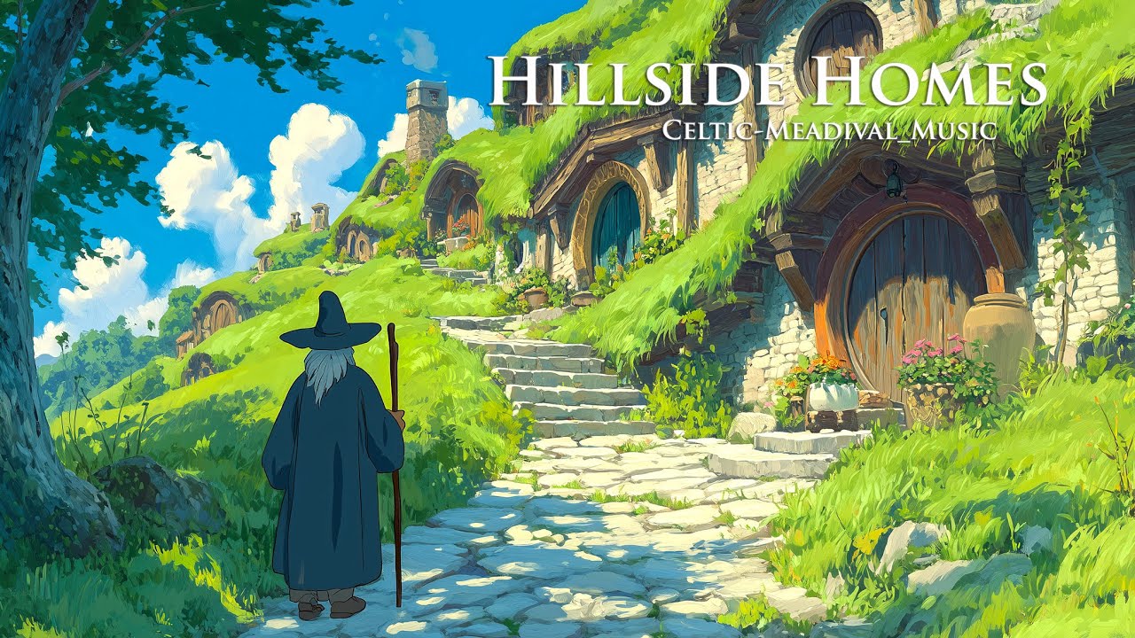 Medieval Fantasy Music for Peaceful Work & Gentle Focus | At the Hillside Homes