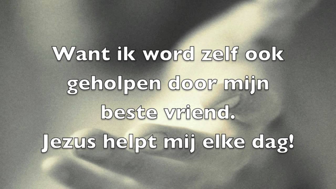 Ik vind het fijn om jou te helpen