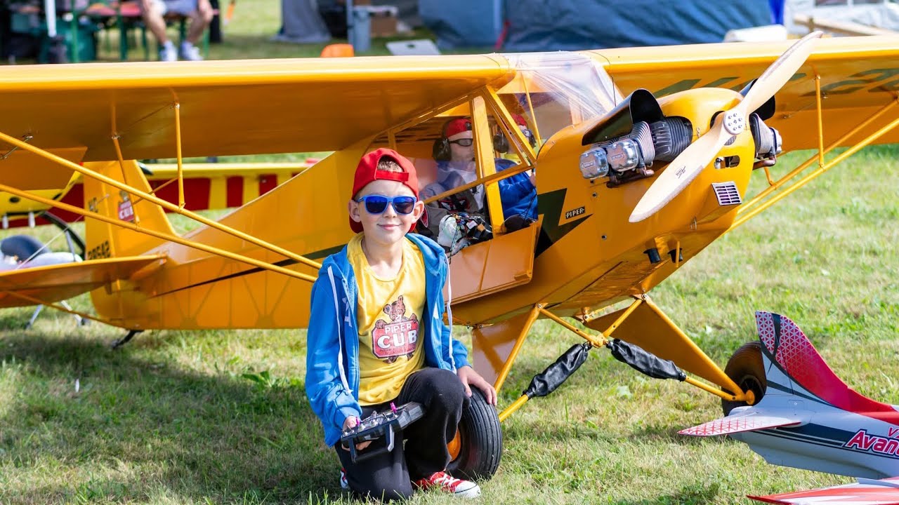 Giant RC Piper Cub 1/2 scale #rc #rcmodel  #piper #aviation #aircraft #rcplane #rchobby #j3 