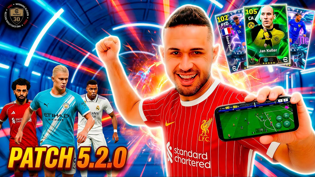 🚨SENSACIONAL! 🥶 PATCH UCL EDITION 5.2.0 E OS MELHORES TREINOS DO UPDATE NO EFOOTBALL 2026 MOBILE