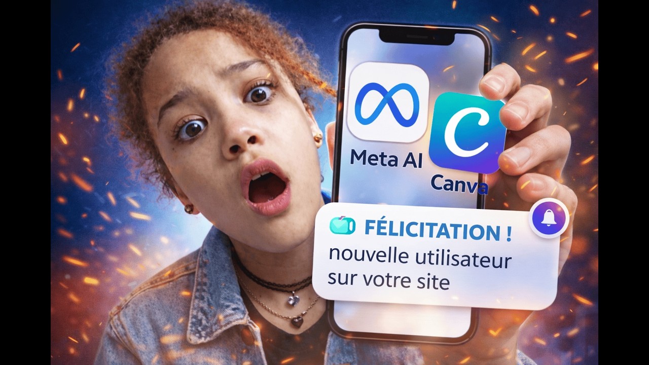 J'ai créer une fausse boutique de robe de mariage - META IA + CANVA