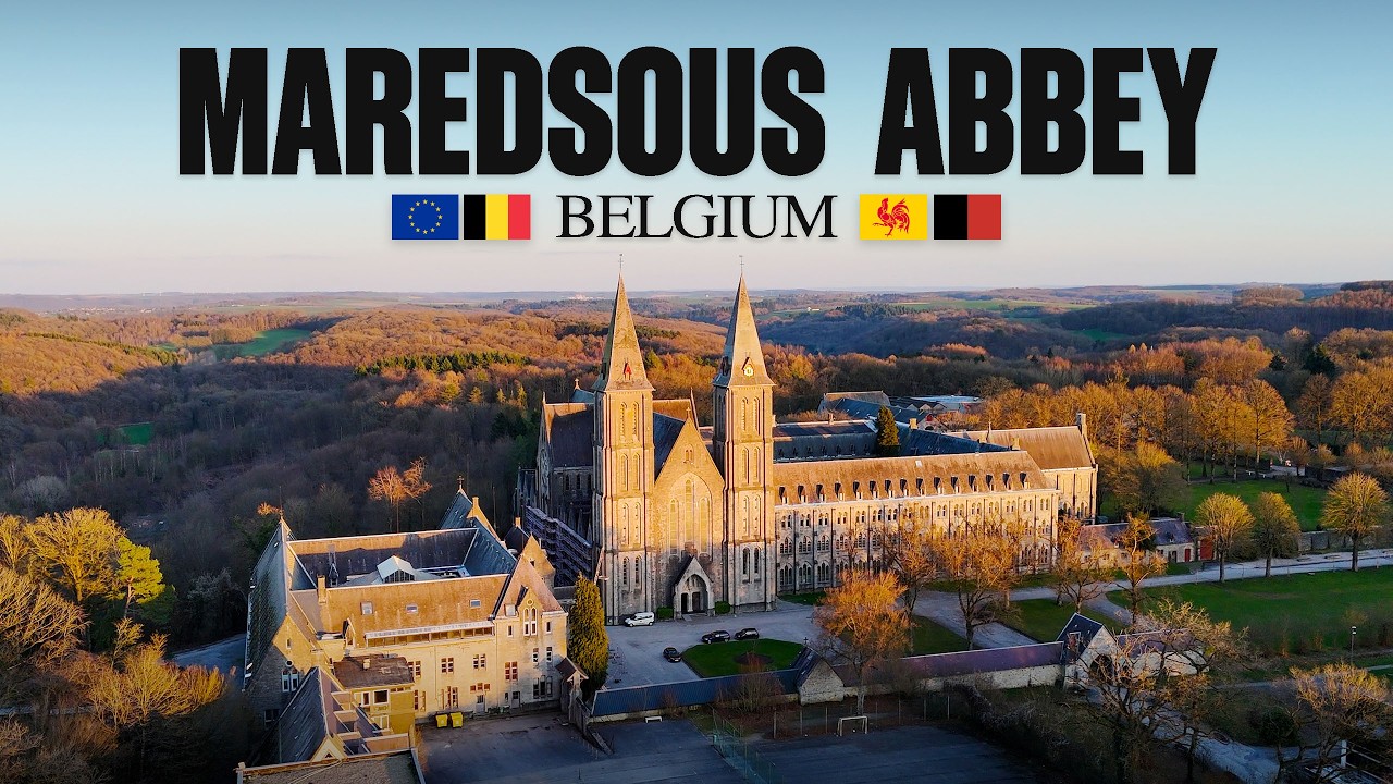 Maredsous Abbey From Above | Belgium&rsquo;s Beautiful Monastery