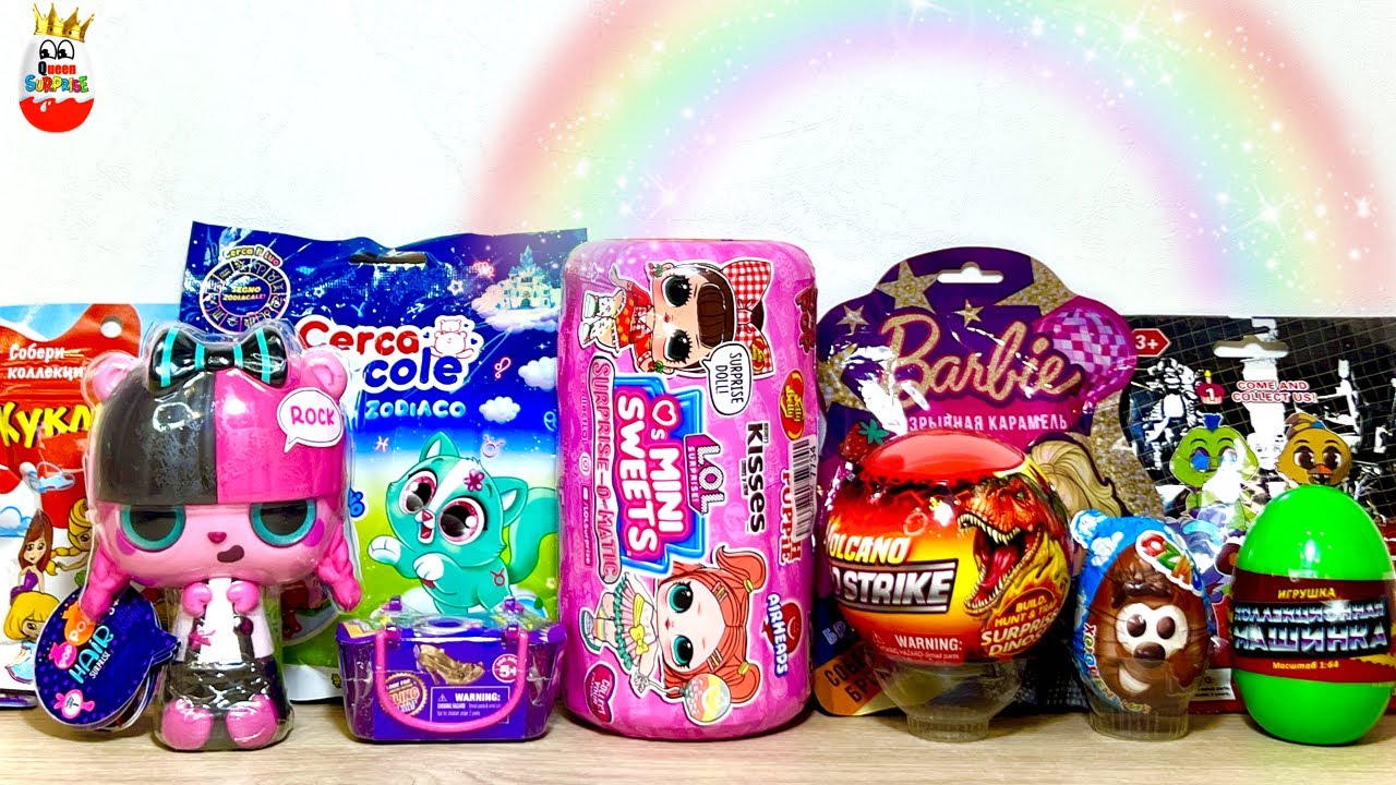 SURPRISE MIX! Mini Sweets LOL Surprise, VOLCANO DINO STRIKE ZURU, FIVE Nights at Freddy's, unpacking