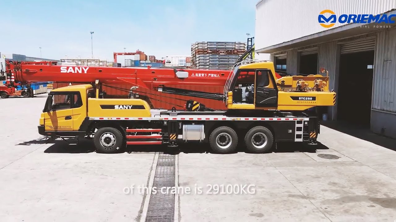 Boost Your Project Efficiency with the SANY Truck STC250 Mobile Crane