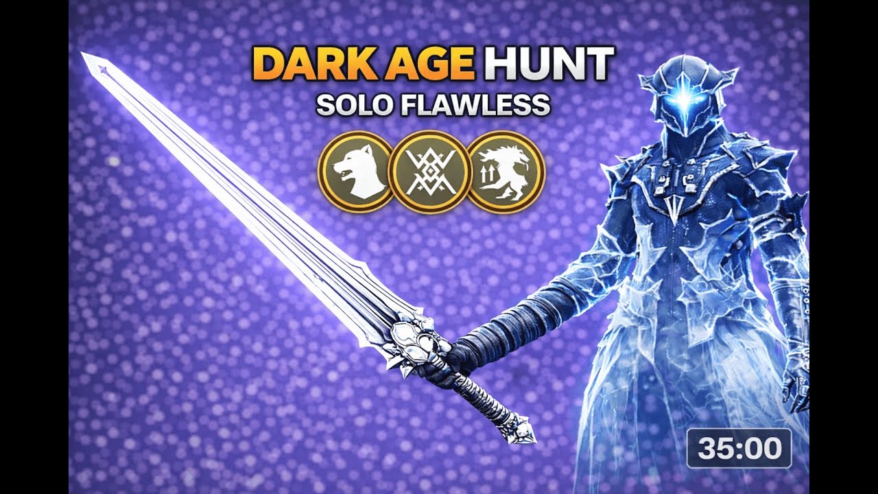 Dark Age Hunt Event (Warlock) | Solo Flawless Warlord’s Ruin – Bows, Glaives & Swords