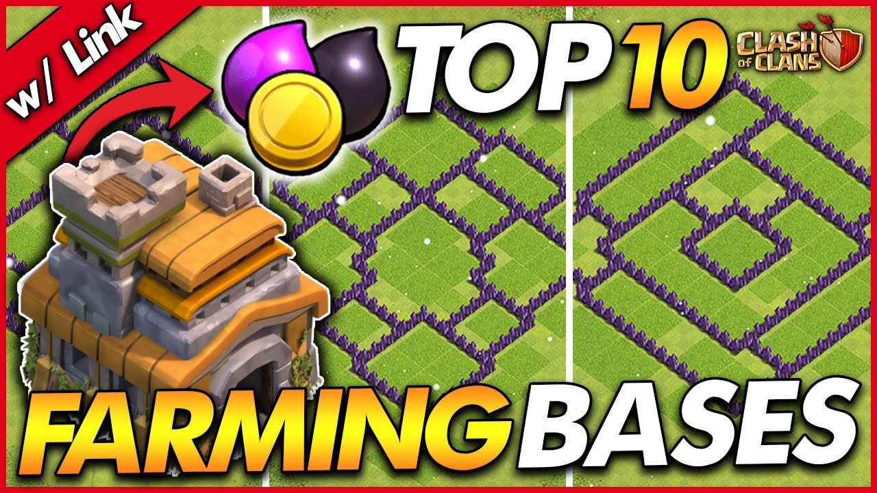 TOP 10 BEST FARMING BASES FOR TH7!! | TH7 Farming Base w/ Link - Clash of Clans