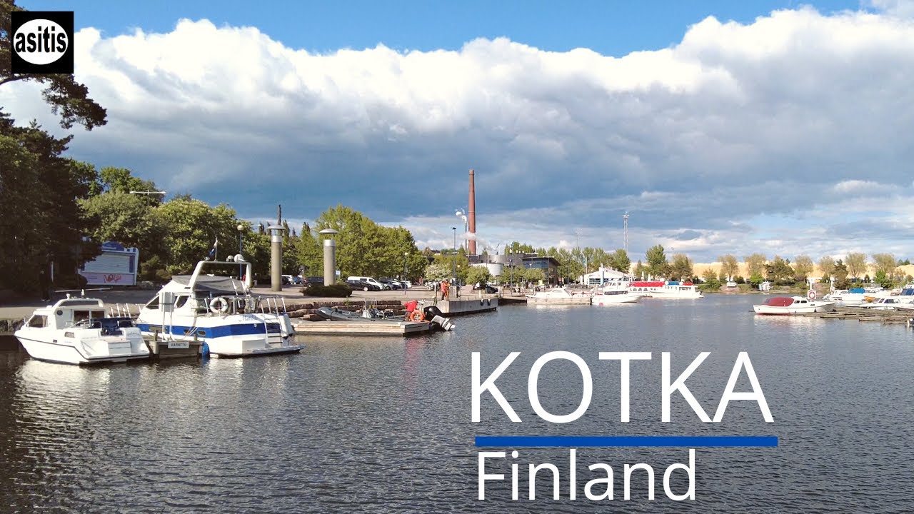Kotka, Finland Walking Tour from the Marina to the Market Square (May 2023)