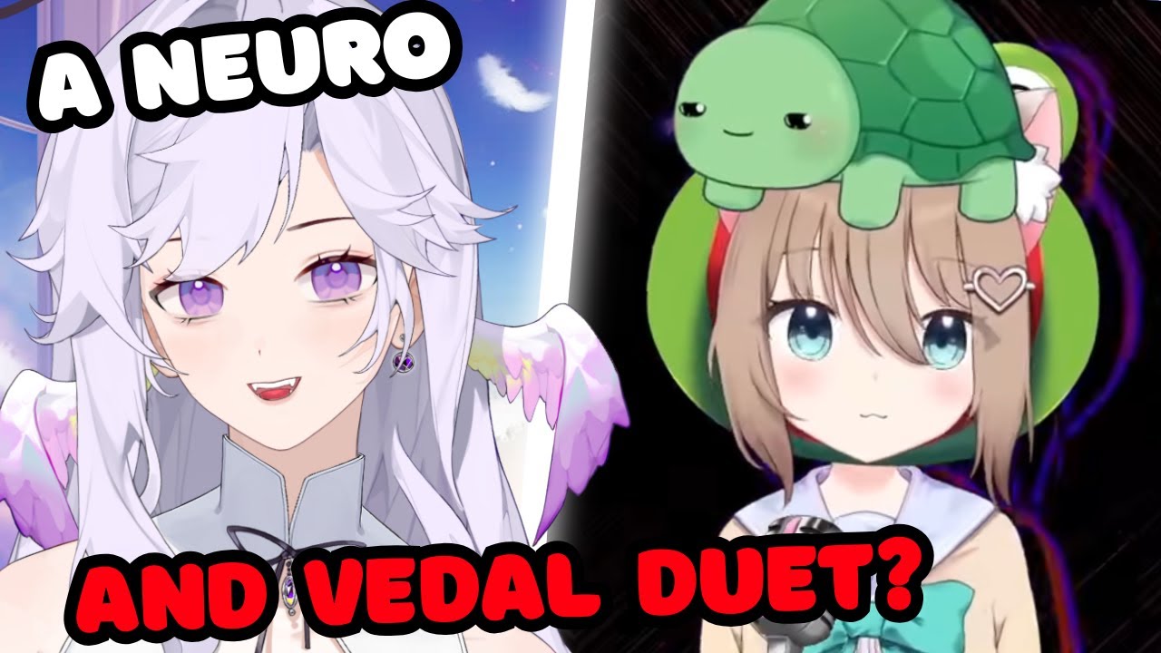БРИТАНСКАЯ ЧЕРЕПАХА УМЕЕТ ПЕТЬ?! | Реакция Vtuber на дуэт Ведала и Neurosama — Chinatown Blues