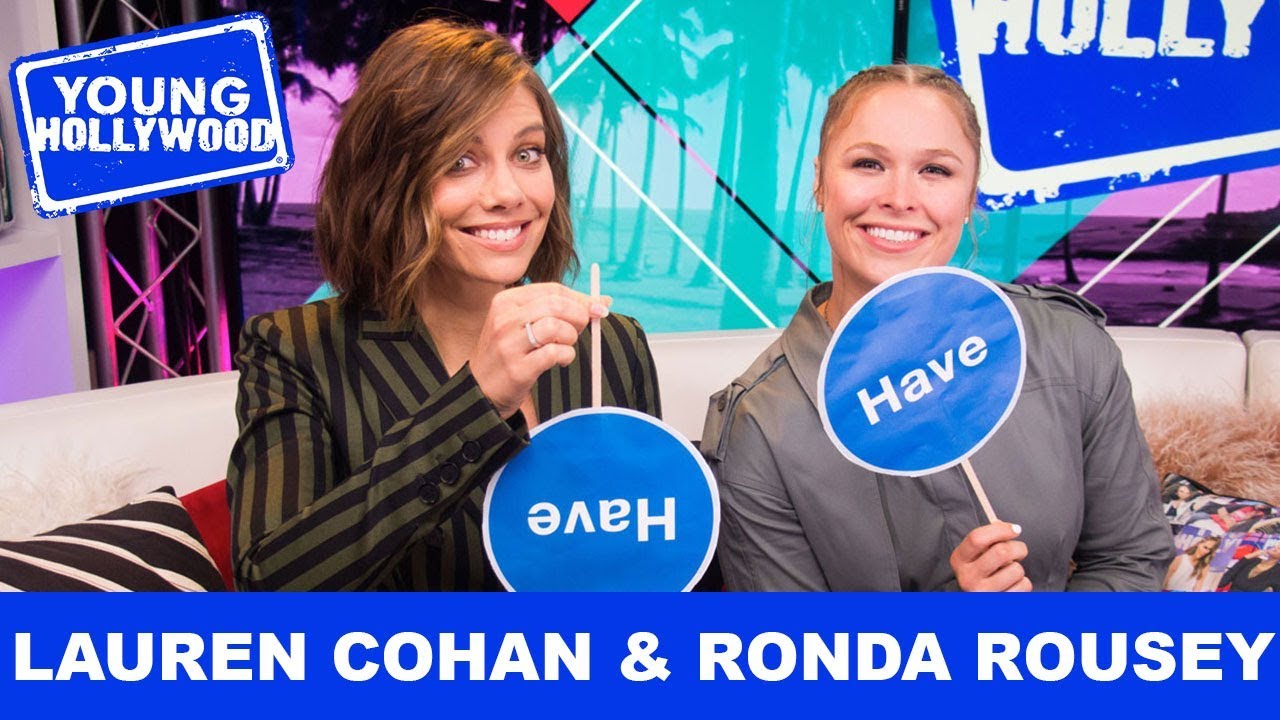 Lauren Cohan & Ronda Rousey Talk Ghost Hauntings & Speeding Tickets!