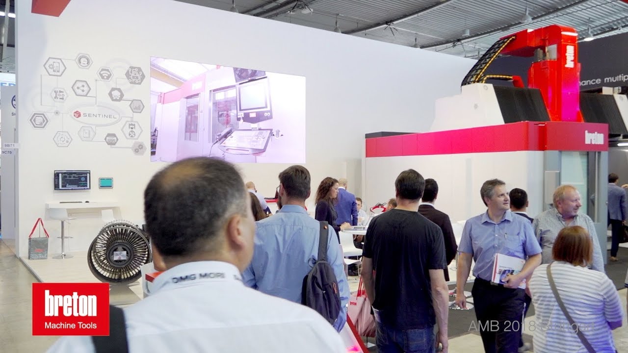 Video stand BRETON - AMB 2018 Stuttgart - iStandVideo