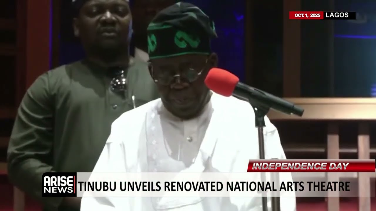 Independence Day: Tinubu Unveils Renovated National Arts Theatre 