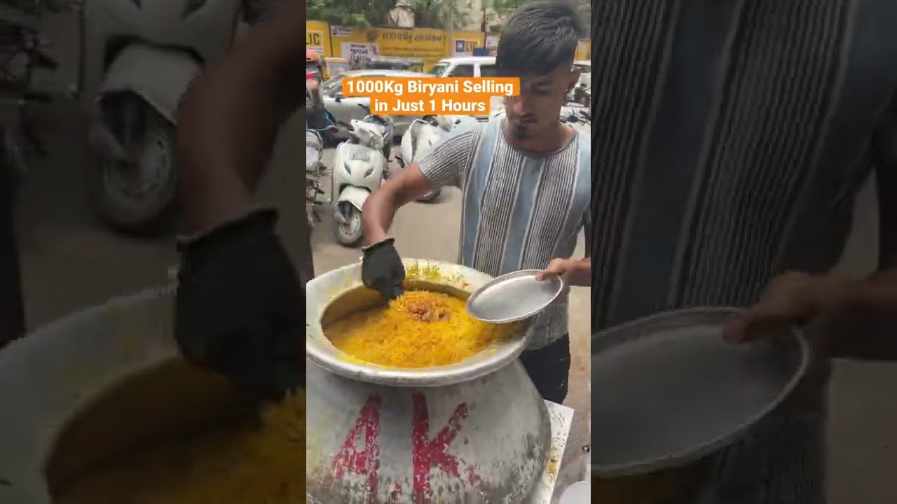 1000 KG Biryani in Just 1 Hours at Al Khalifa Nanpura Surat