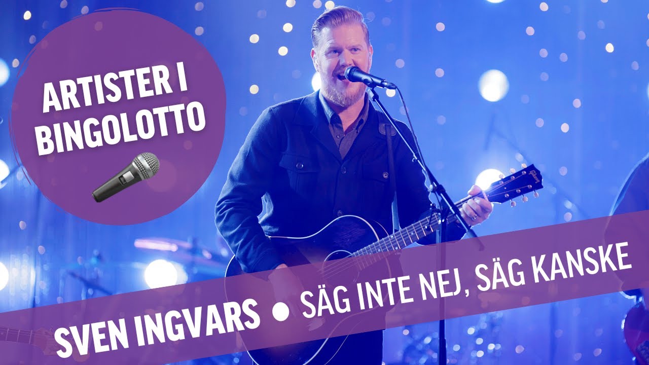 Sven Ingvars - Säg inte nej, säg kanske Live Binoglotto 4 september