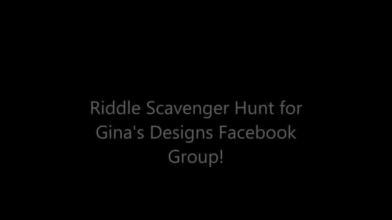 Scavenger Hunt at Gina's Designs Laser cuts