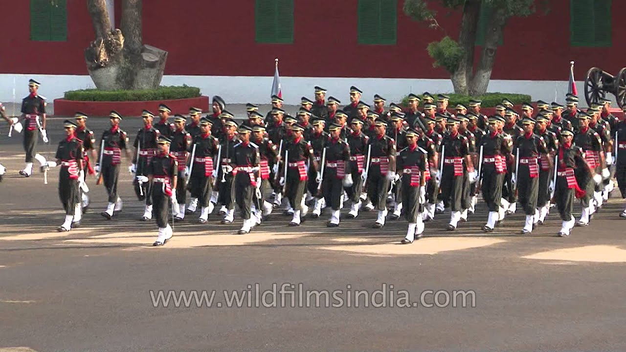 Training of an Indian officer - warrior ends with the IMA parade
