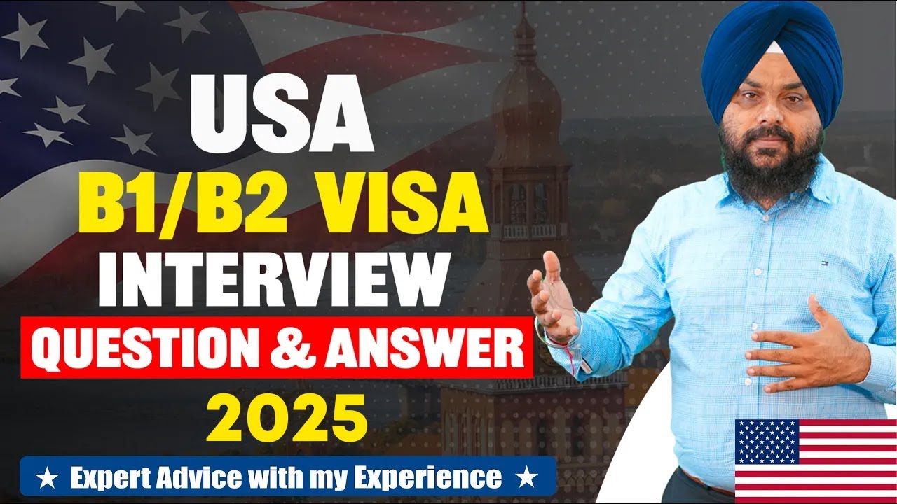 USA B1/B2 Visa Interview Question & Answer Preparation for 2025 | Success 100% | Touristal india