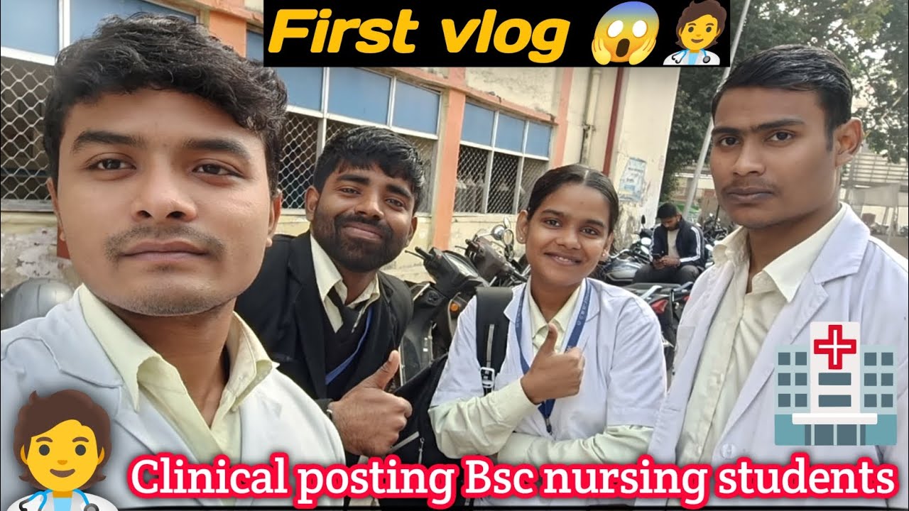 Clinical duty _first vlog 😱 🧑‍⚕️ Bsc nursing students life 🩸💉 #nursing #clinical #duty _collage life