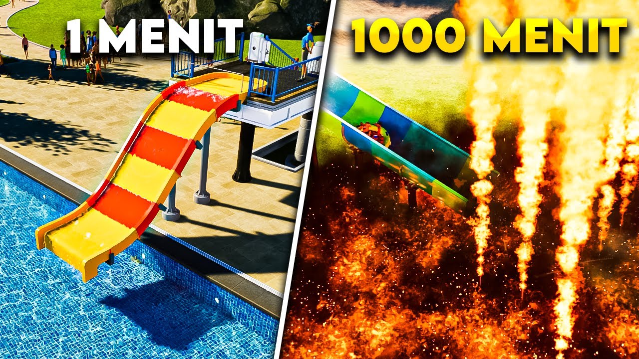 1000 Menit Membangun Water Park Kematian Di Planet Coaster 2
