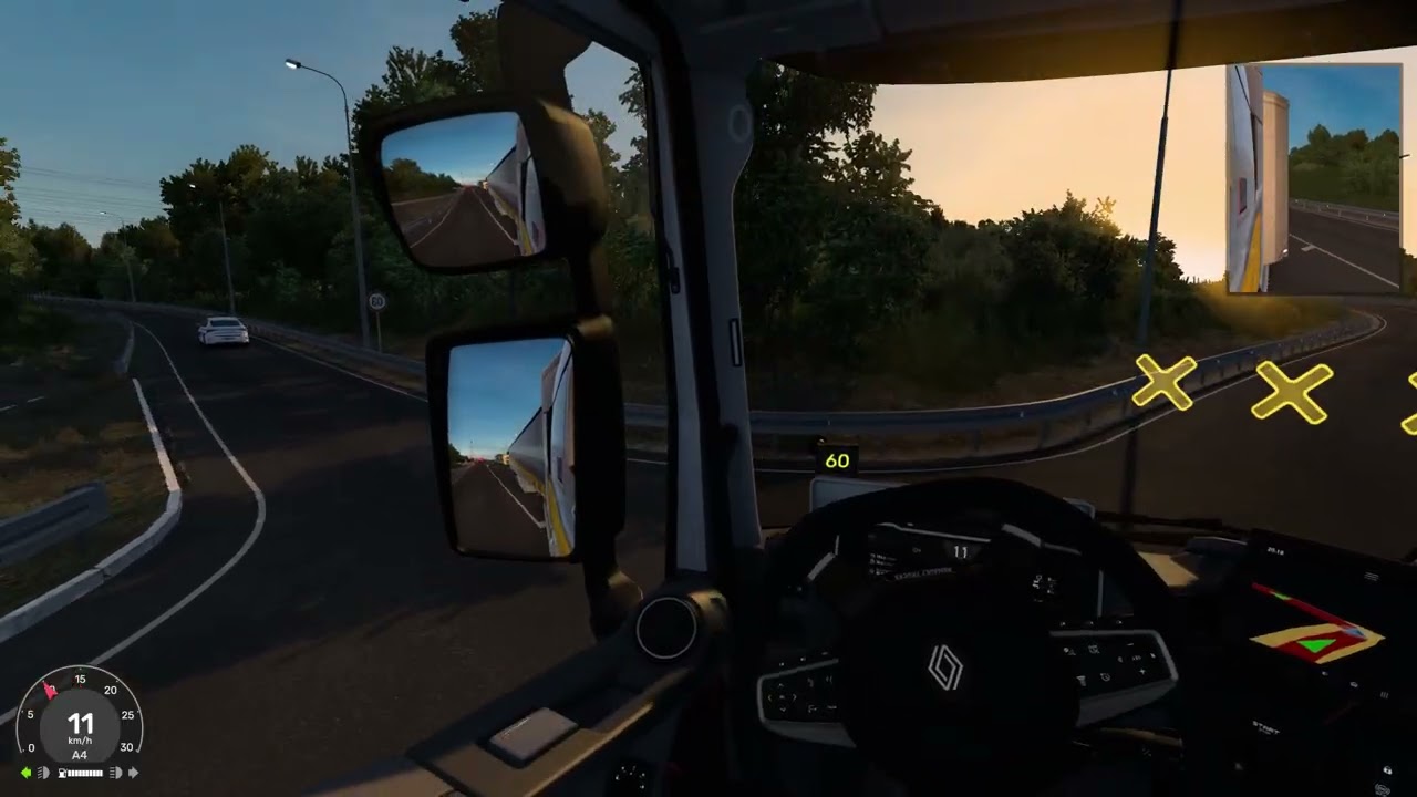 trajet dans les rues de west balkan et avec une livraison de Meubles sur ETS 2 1.58 ets2 Serbie-RkS