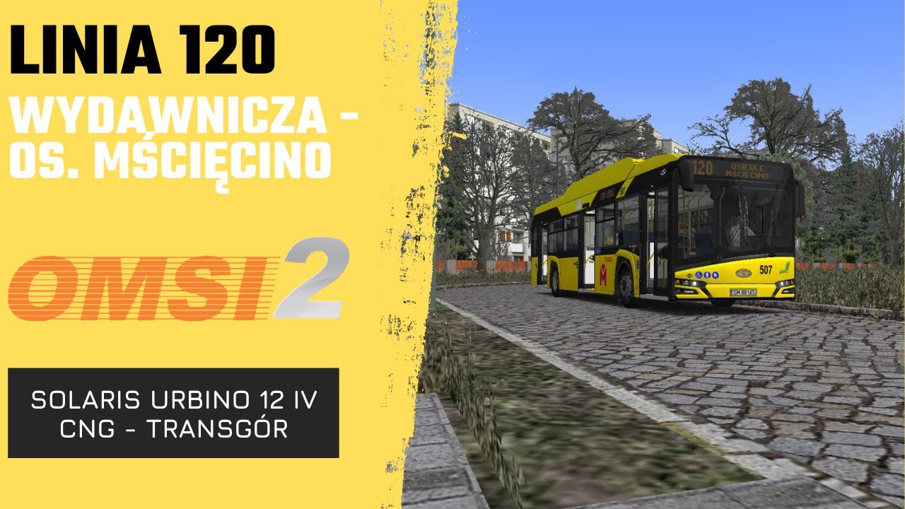 OMSI 2 | Solaris Urbino 12 IV CNG | Linia 120 Wydawnicza - Os. Mścięcino | Fikcyjny Szczecin